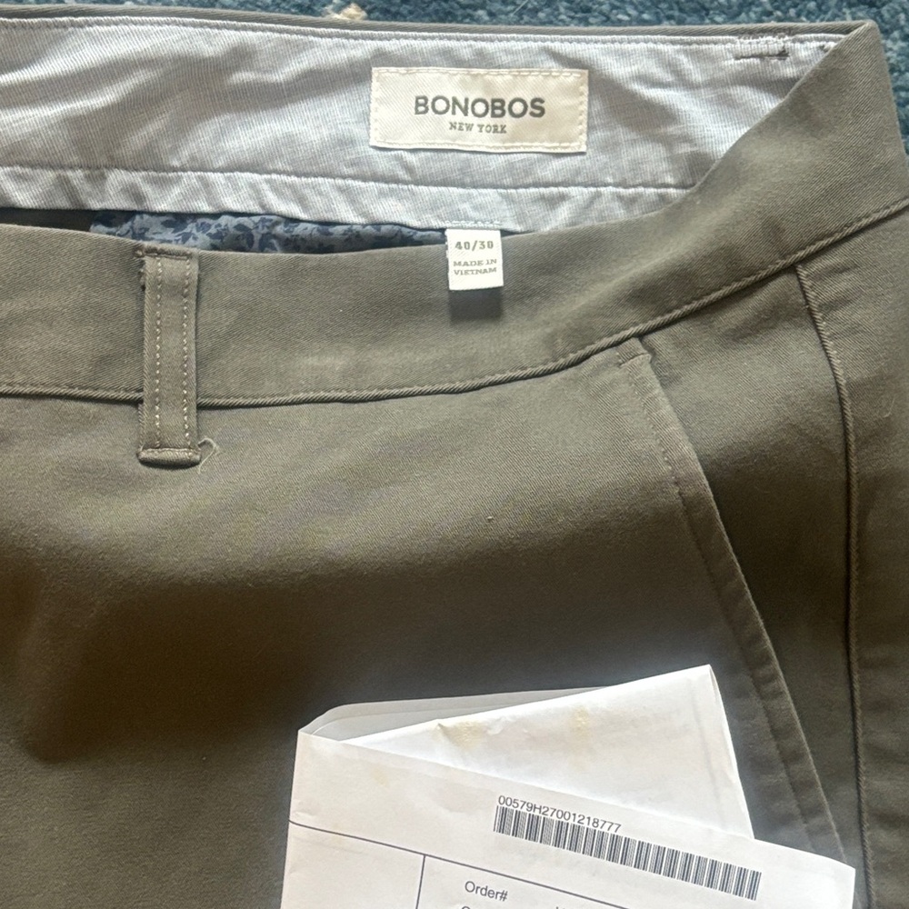 Bonobos Men's Khaki Chinos